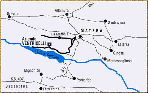 mappa della zona